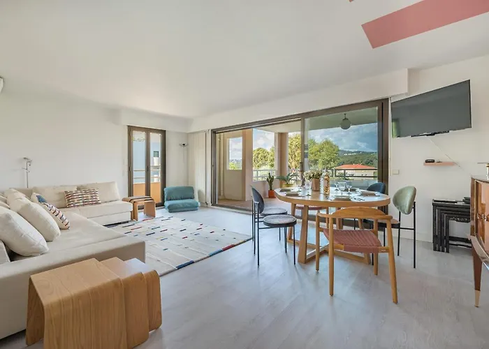 Le Parc For 5 By Sunset Апартаменти Антіб